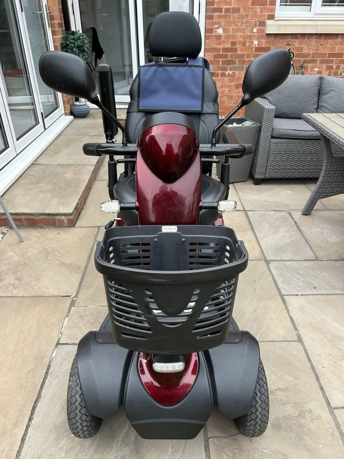 Excel Roadster DX8 mobility scooter.